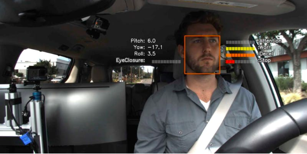 RENOVO社 注意散漫の検知結果と自動運転システムの連携のサムネイル